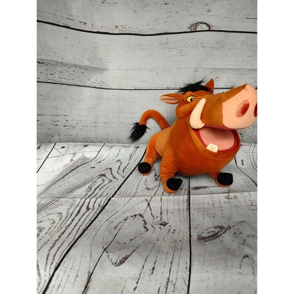 Disney The Lion King Pumbaa Plush 7.5" Stuffed Animal - Picture 2 of 9